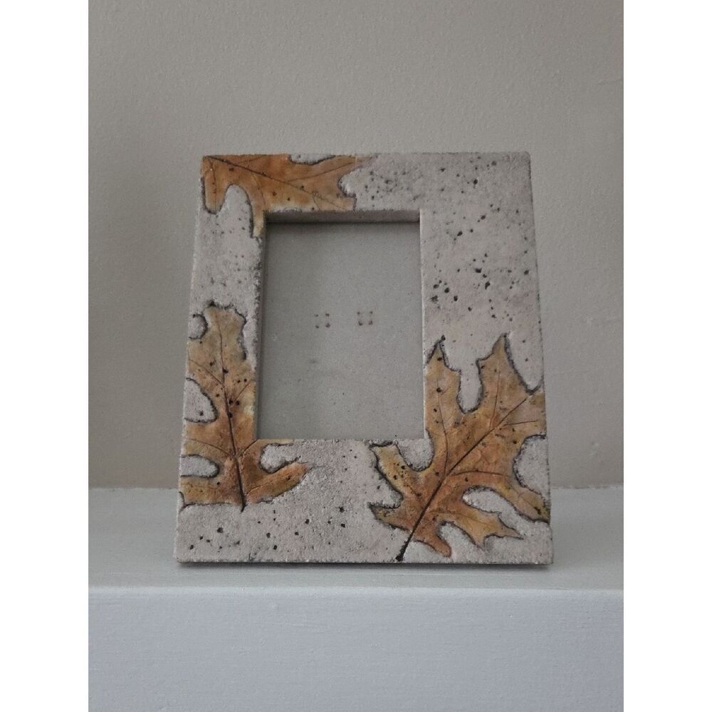 Autumn Leaf Ceramic Photo Frame in